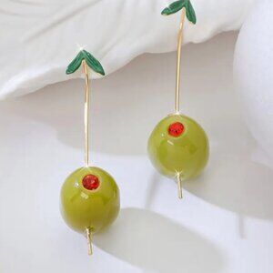 Olive Earrings, Gift Idea, Women's Jewelry